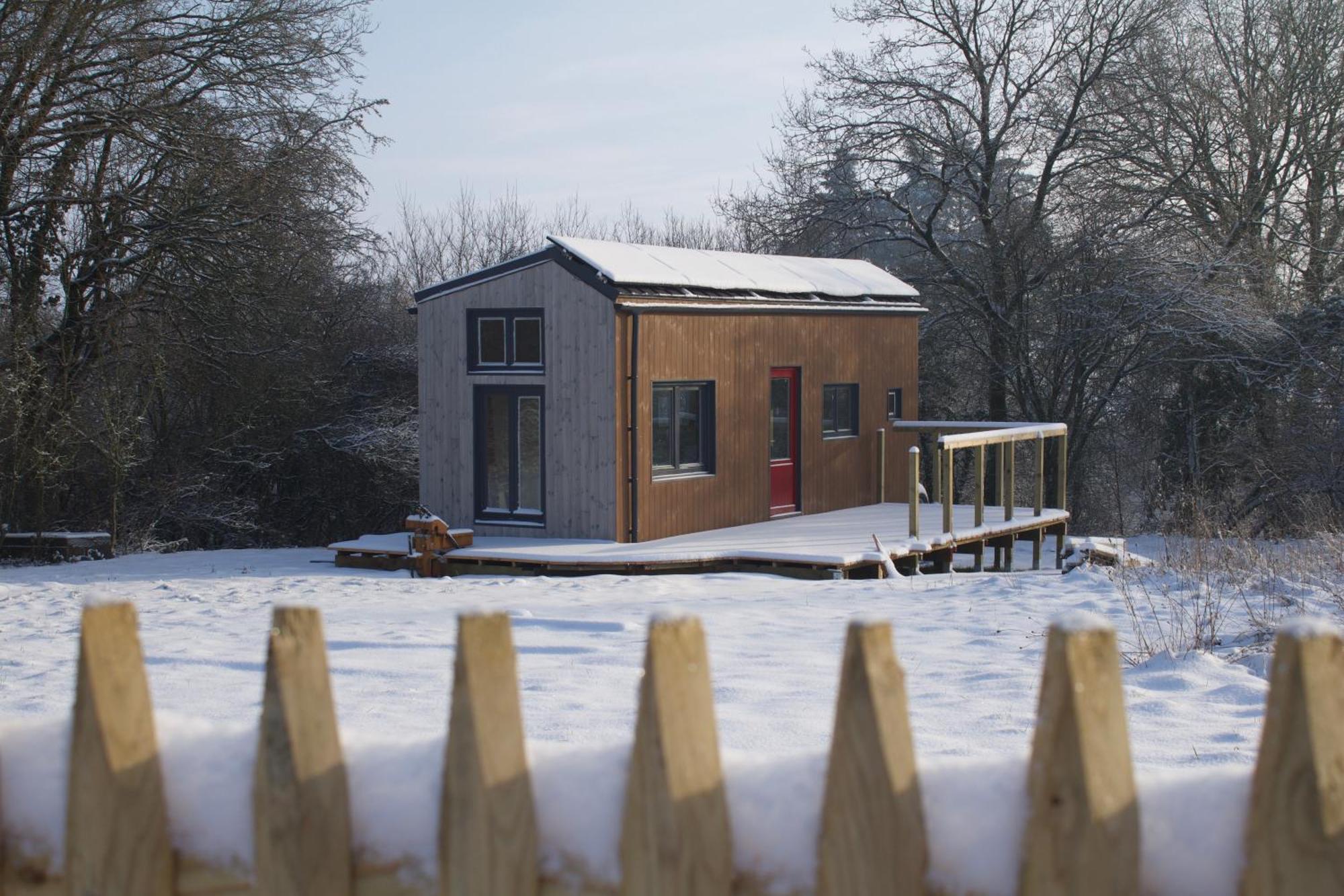 Tiny House Les Jours Heureux Sejour Nature Pres De Dinant Et Des Lacs De L Eau D Heure Villers-le-Gambon 외부 사진